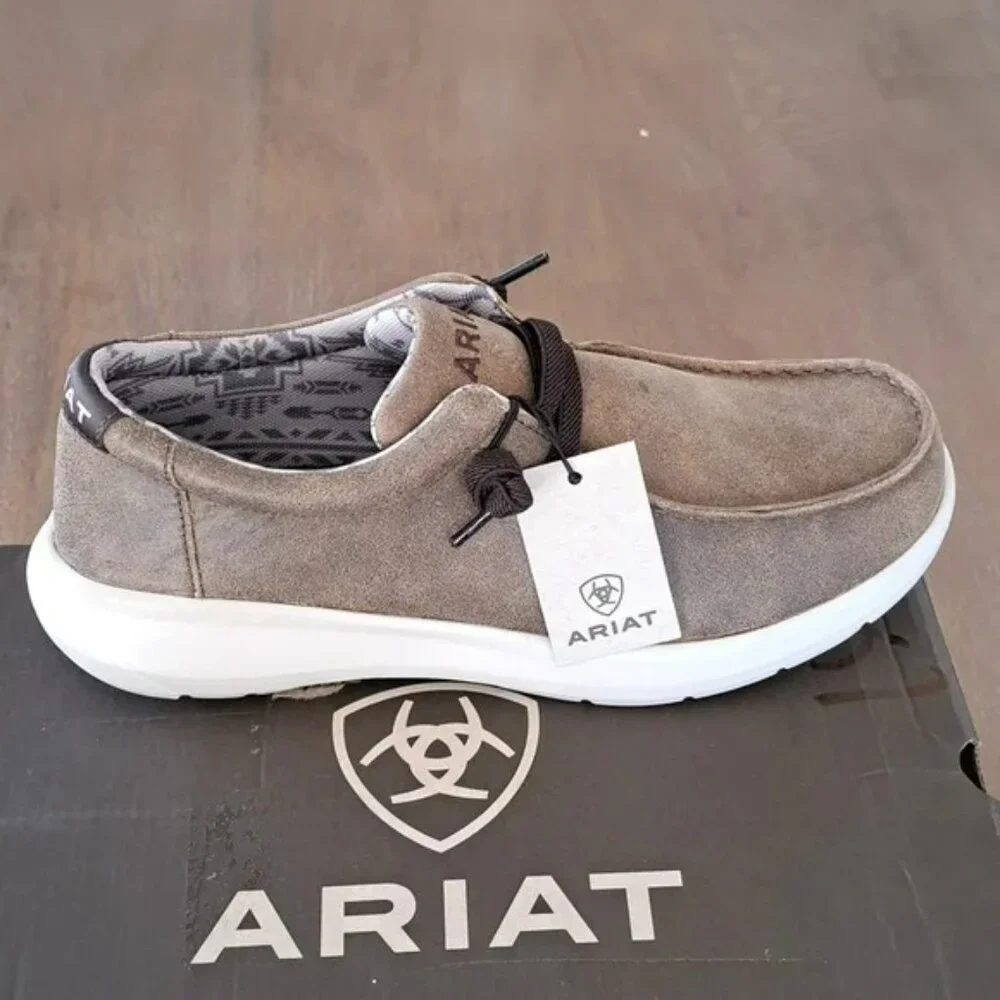Ariat Hilo Men's Shoes - Color: Brown Bomber - Size: Men 9 EE Wide - Picture 1 of 10